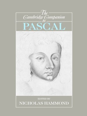cover image of The Cambridge Companion to Pascal
